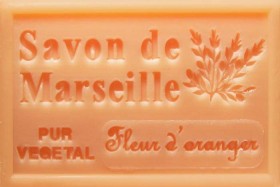 Savon de Marseille 125g Seife , Fleur d'Orange Naturseife