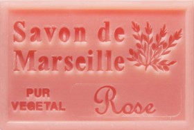 Savon de Marseille 125g Seife , Rose Naturseife